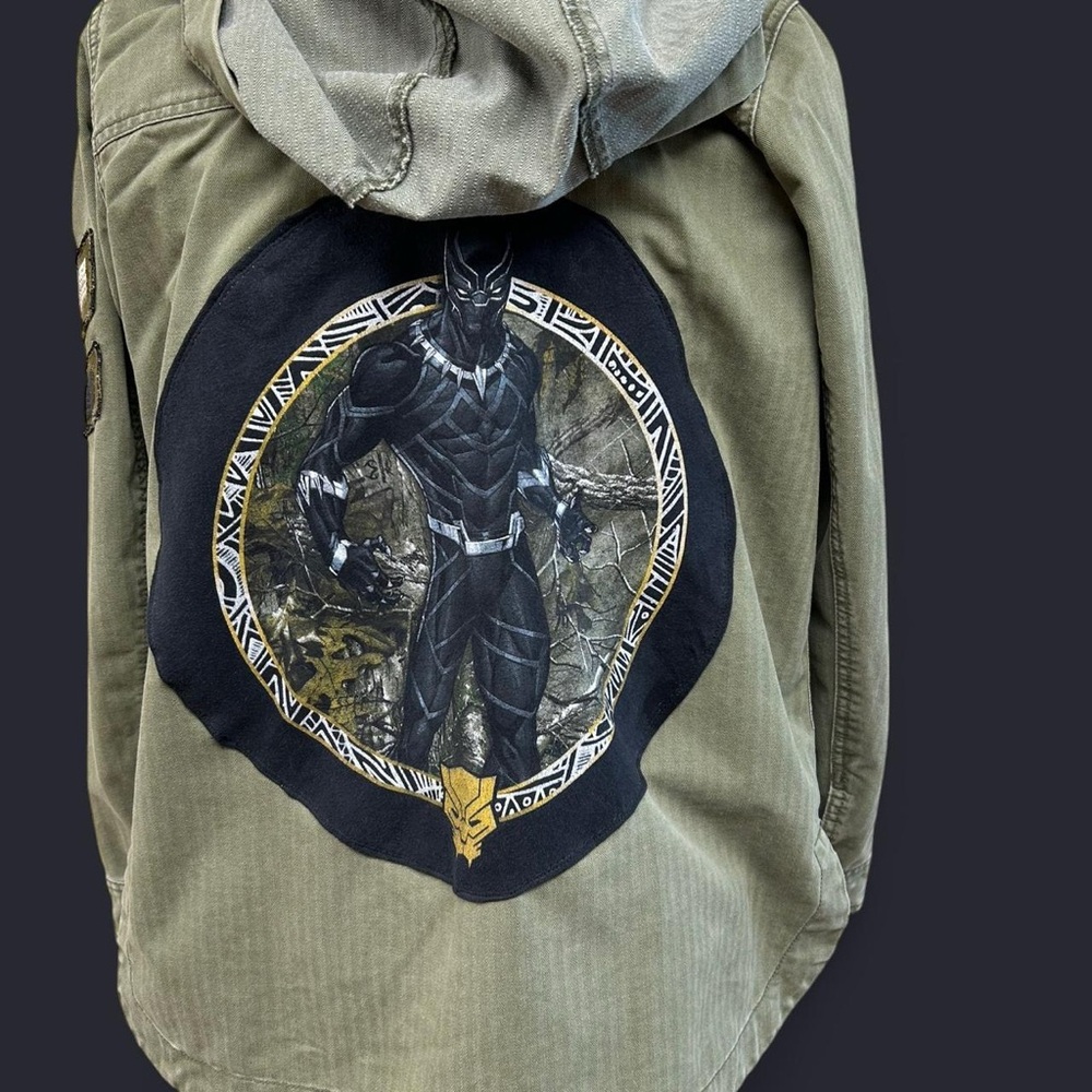 Marvel Black Panther Green Denim Jacket